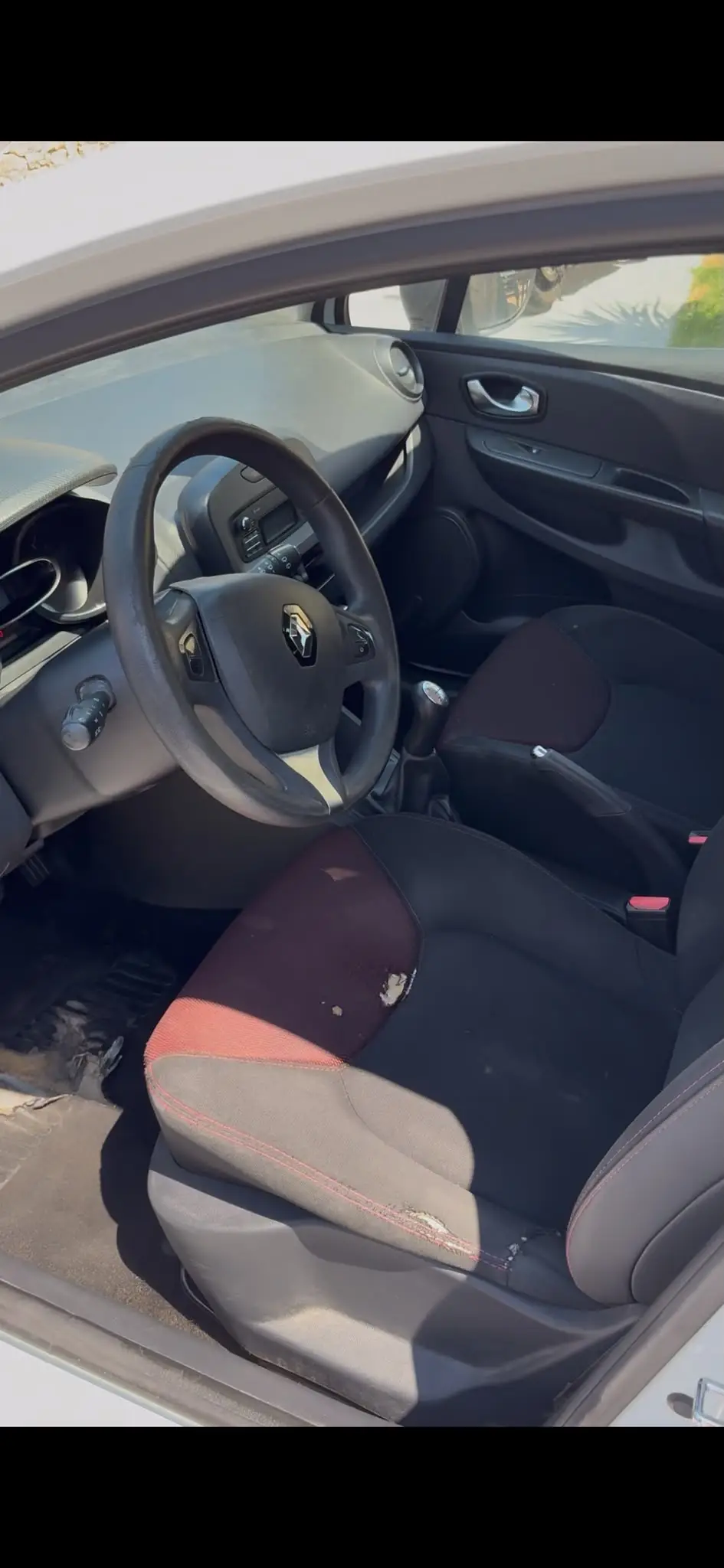 Intérieur Clio après nettoyage