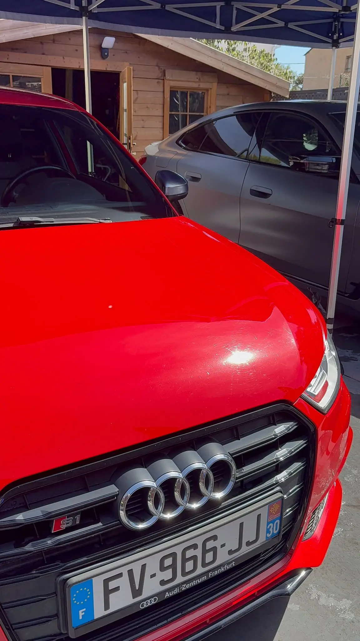 Audi S1 extérieur après nettoyage