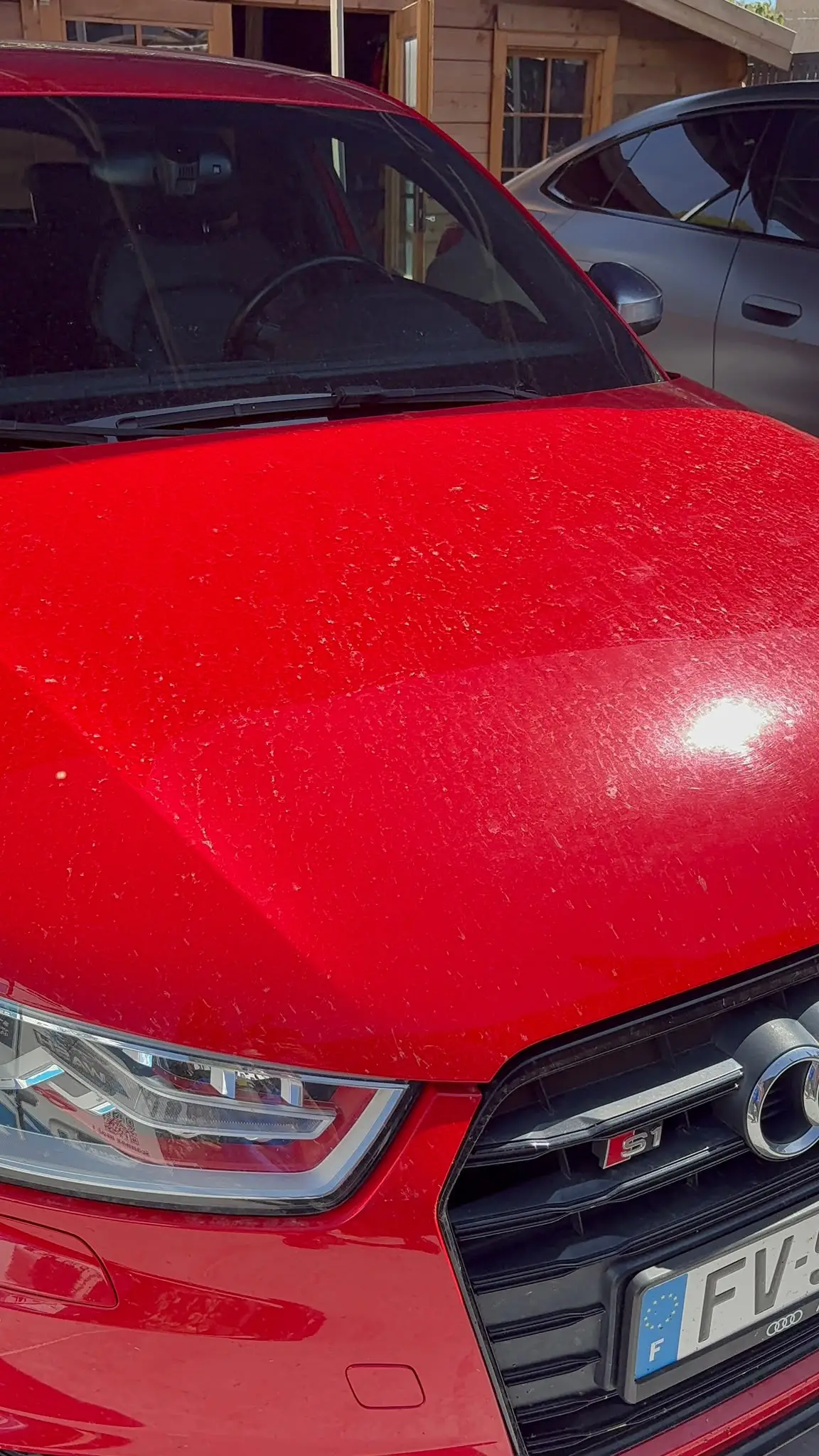 Audi S1 extérieur avant nettoyage