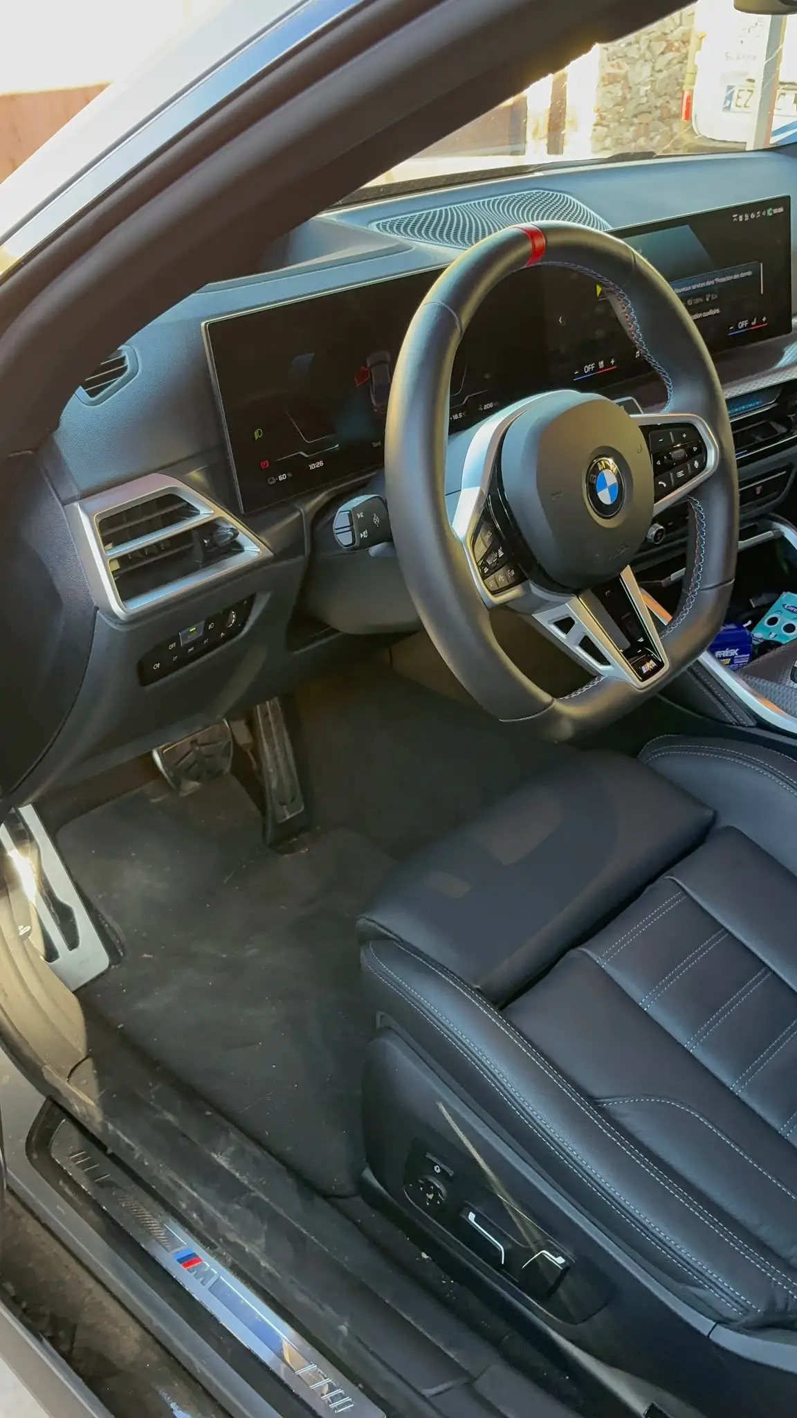 BMW intérieur avant nettoyage